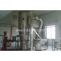 The pharmaceutical industry in a fluidized bed granulator